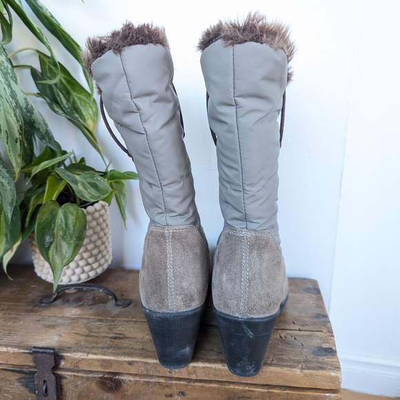 OLANG Women's Winter Boots with Wedge Heels - Picture 4 of 6